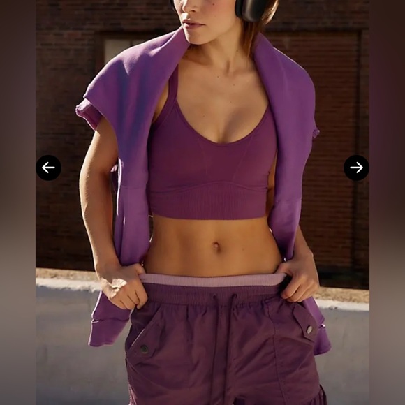 Free People Good Karma Scoop Neck Bra xs/s - Picture 3 of 8